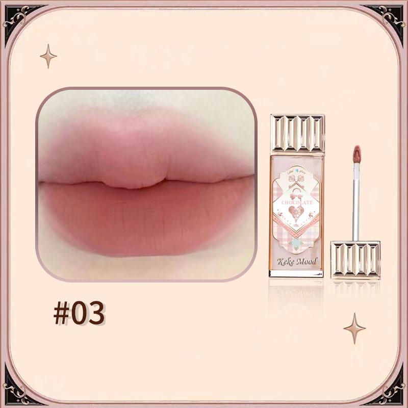 Flower Velvet Matte Lip Gloss Know Sexy Powder Mist Lip Mud Waterproof Lasting Liquid Blush Brown Lipstick Cosmetics Makeup