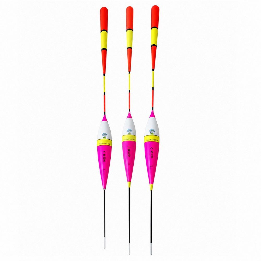 3pcs Mix Color Fishing Floats Set Mix Size Fishing Light Stick Buoy Bobber Floats  Outdoor Use