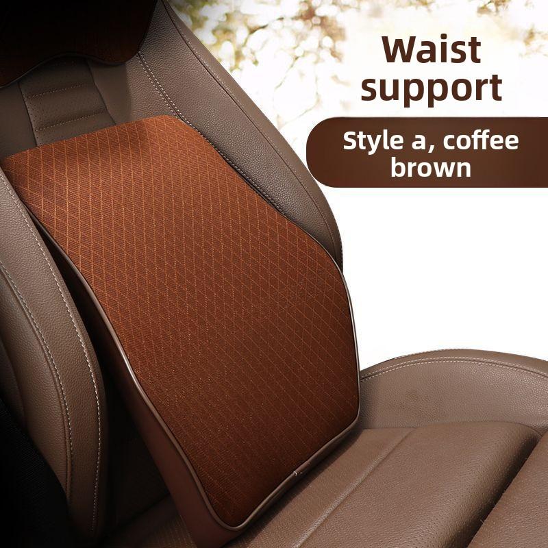 Car Headrest Waist Pillow Car Memory Cotton Neck Pillow Car Seat Car Pillow Back Pad Support Comfortable