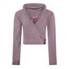 Womens/Ladies Crossover Relaxed Fit Long-Sleeved Hoodie