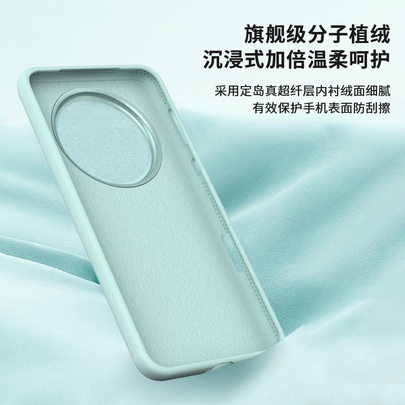 Liquid Silicone Phone Case Mate 60 With Metal Ring Lens Protection Minimalist Full Cover Shockproof Anti-Fingerprint