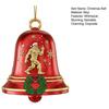 Big Foot Christmas Bell Ornament Metal Bell Christmas Tree Hanging Pendant Holiday Stocking Stuffers Gifts for Big Foot Lovers