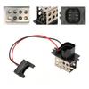 HVAC Blower Motor Resistor Replaces 7701034875 and 27100-00QAC, Metal and ABS Component for Blower Fan Speed Regulation in the Vehicle HVAC System