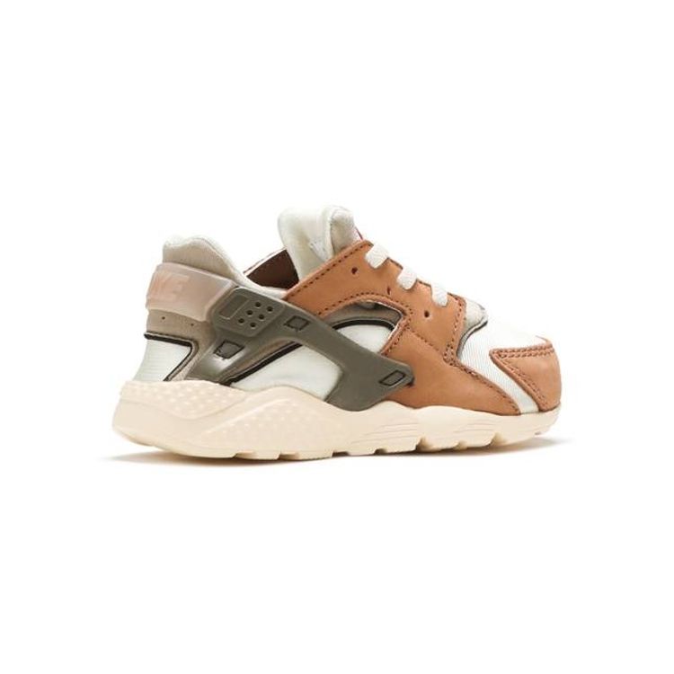 Stussy x Nike Air Huarache LE TD Desert Oak 2021 Buty dla niemowląt Brązowy Trzcinowy Jasnosłomkowy DH3323-200