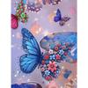 3D Digital Printing Dream Pink Purple Tone, Flower Wings Butterfly Pattern Hoodie Fashion Trend Casual Children's Clothing