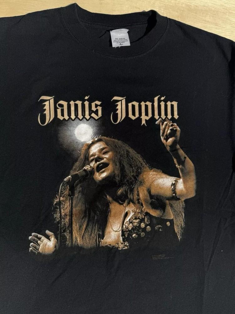 Rare Janis Joplin Unisex Men All Size  8D99 Unisex T-Shirt M