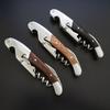 Stainless Steel Red Wine Beer Bottle Opener Cork Screw Wood Multi Function Seahorse Safe Cut Kitchen Bar Tools Wholesale