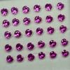 Natural Pink Ruby Loose Gemstone 24 pcs Untreated Heart Cut 7x7 mm for Jewelry Making and Crafts