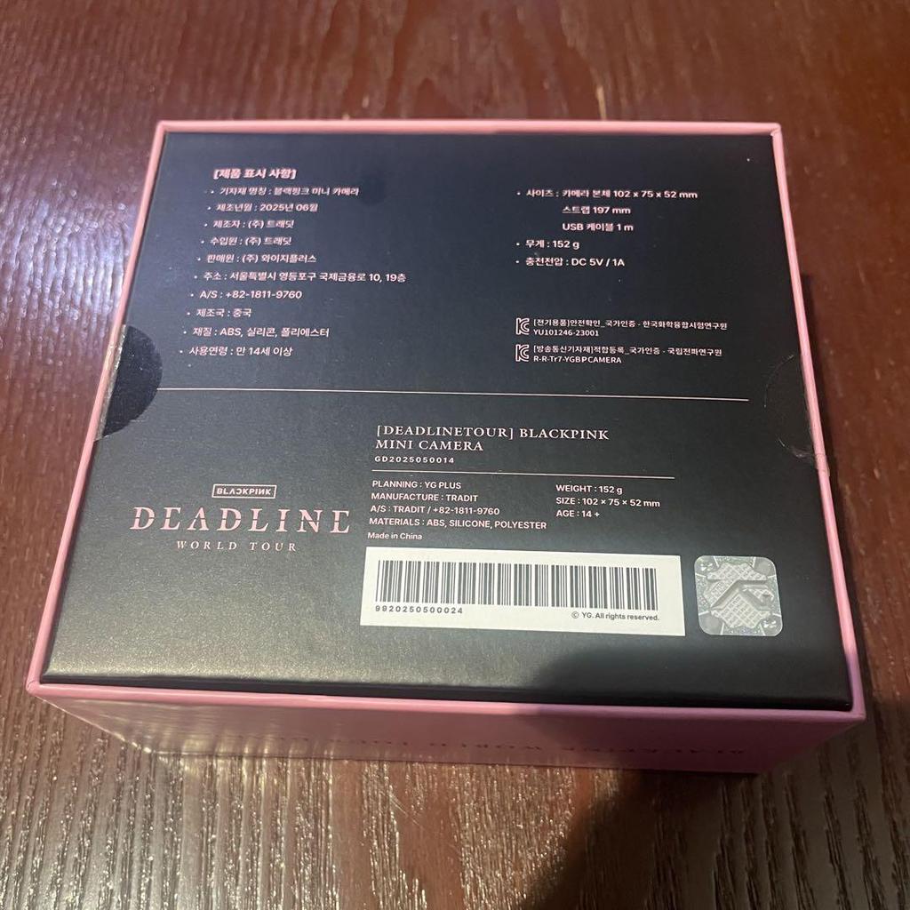 [USED] BLACKPINK DEADLINE Seoul Concert CAMERA Mini Camera