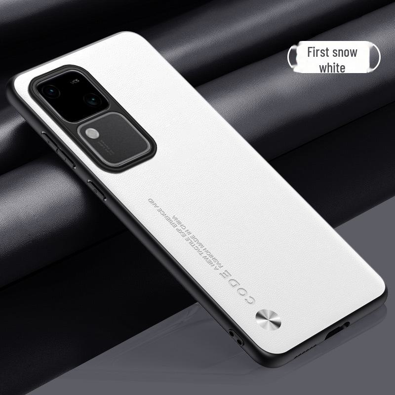 Kevlar Vivos18pro Mobile Phone Case: New Plain Leather Full-Cover Protective Cover for S18/S16/S15.