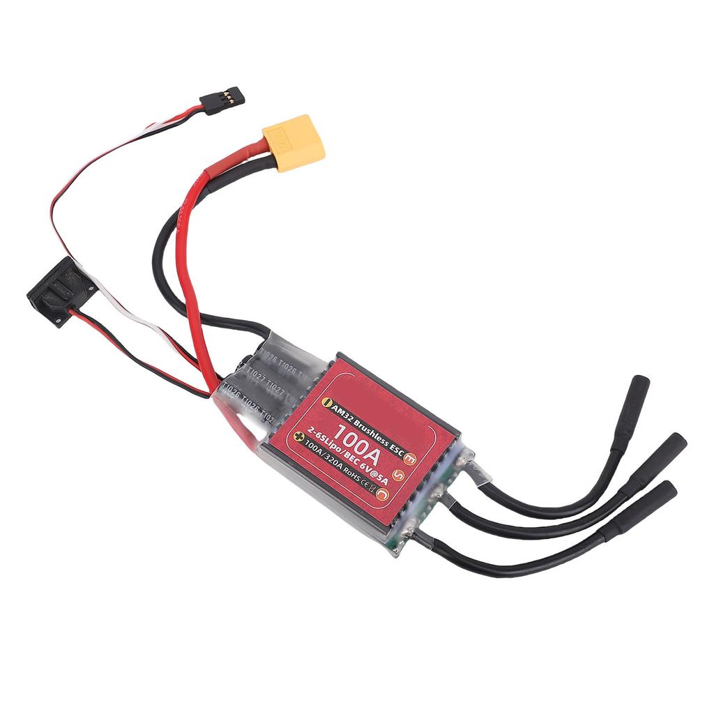 ESC Adatto per Motore Brushless 3650 3665 3670 3674 Open Source AM32 100A Regolatore Elettronico di Velocità