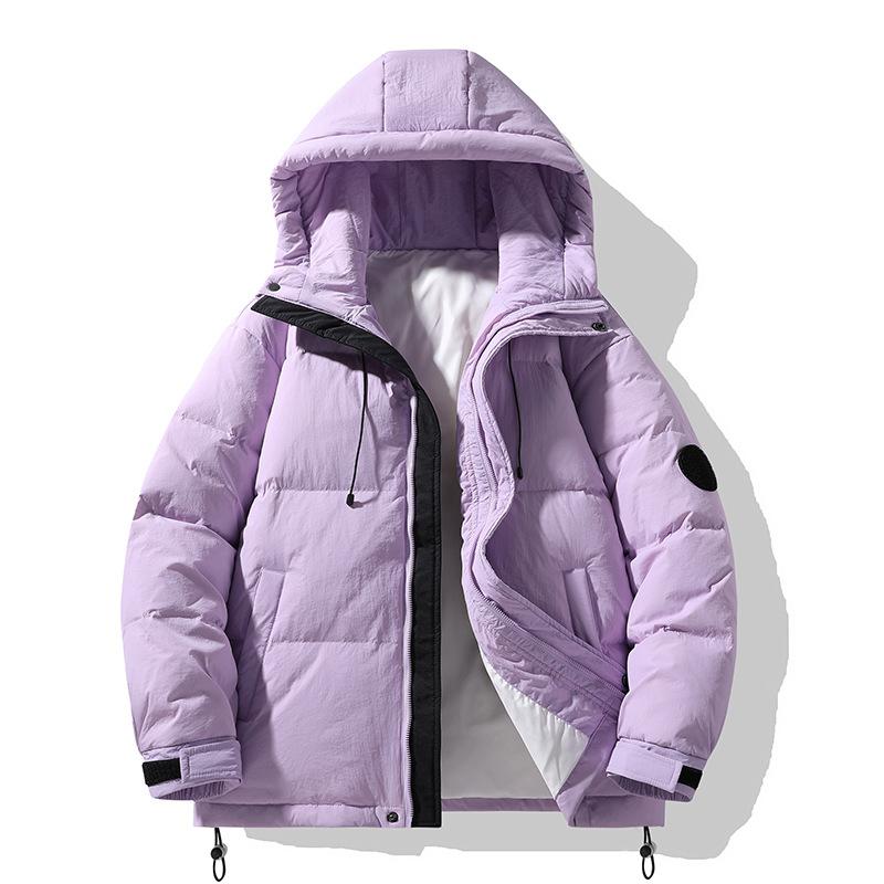 

Теплое парное пальто дофамин популярное новое зимнее белое пуховое пальто модное универсальное утолщенное мужское 3XL