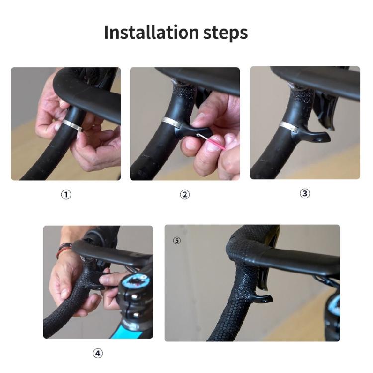 1 Pair Bike Handlebar Thumb Rest Universal Auxiliary Handlebar Thumb Grips