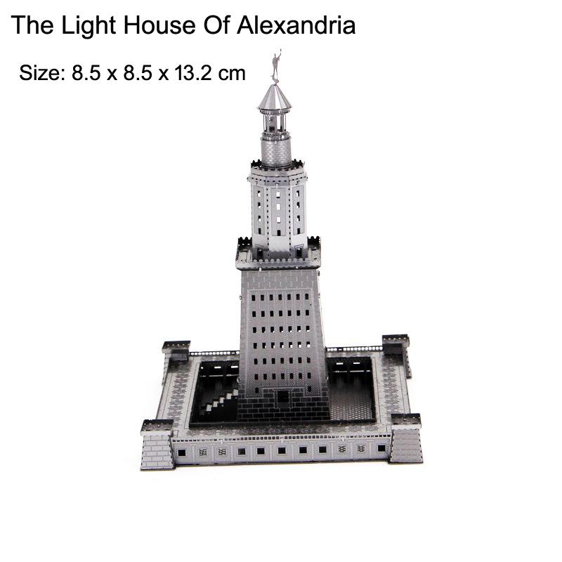 World Architecture Ii 3D Metal Puzzle Model Diy Laser Cut Jigsaw Model For Adult Kid Educational Toys Desktop Decoration
