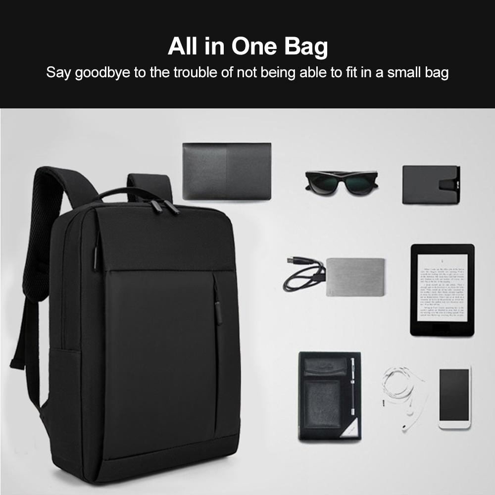 15.6 Inch Laptop Computer and Tablet Backpack, Large Capacity Multi Pocket, Water Resistant Oxford Fabric, Scientific