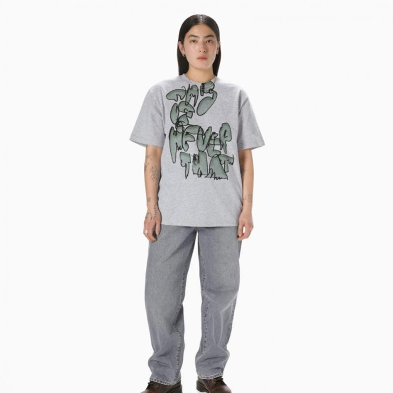 ThIs Is Never That Graffiti Tee Heather Grey