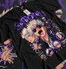 Gojo Satoru T-Shirt Jujutsu Kaisen Mahito Anime Horror Funny Gift Shirt All Size  Oversized Graphic T Shirts Women's Clothing