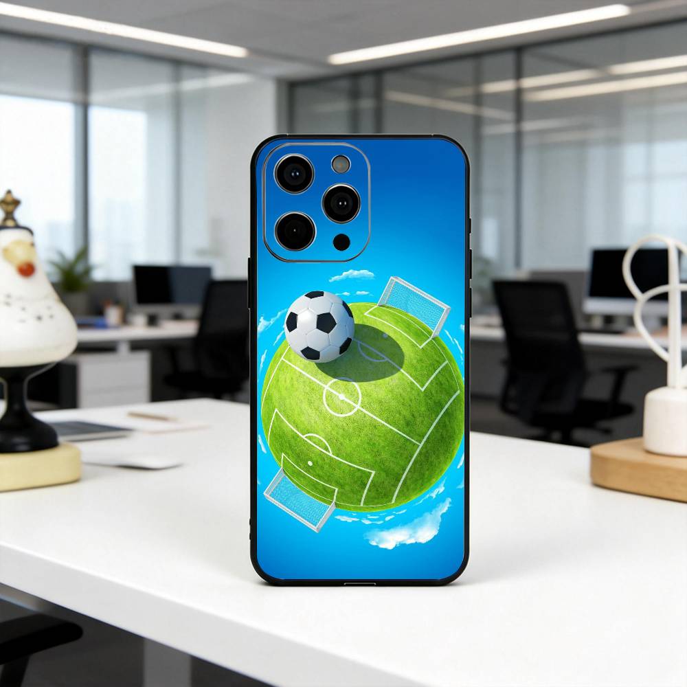 F-Football and G-Green P-Pitch Phone Case Silicone Soft For IPhone 17 16 15 14 13 12 11 X XR Plus Pro Max Plus