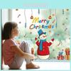 Kinderzimmer Wandaufkleber Weihnachtsbaum Weihnachtsmann Fensteraufkleber Kunst Vinyl DIY Dekor