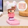 Cartoon Mobile Phone Holder Desktop Desk Couple Cute Handmade Ornament High-end Teachers' Day Gift Small Ornament