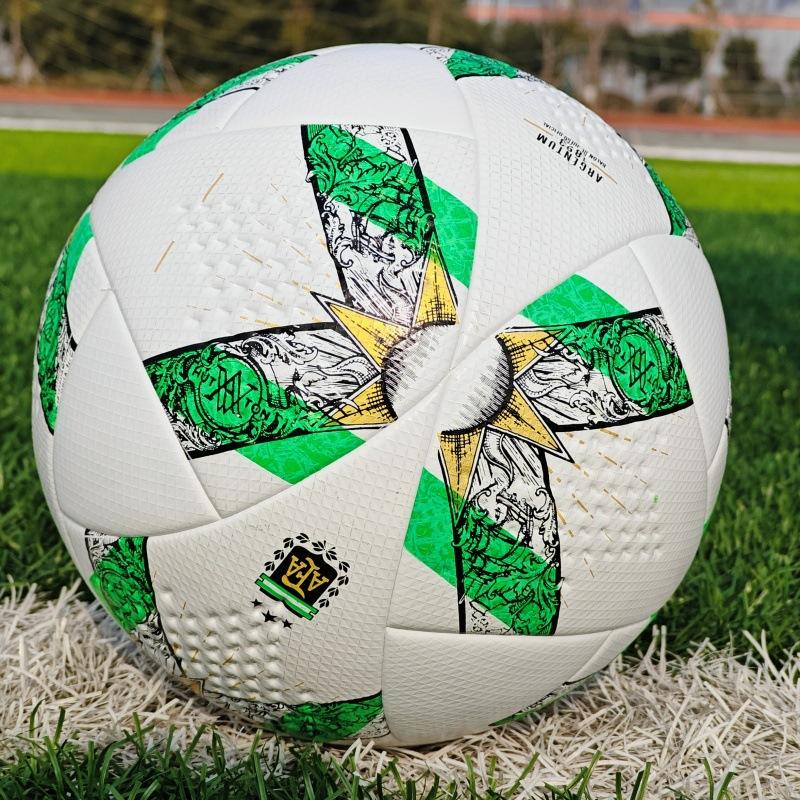 New America'S Cup No. 5 Football Explosion-Proof And Wear-Resistant Pu Seamless Thermal Bonding Adult Student Competition Training Ball