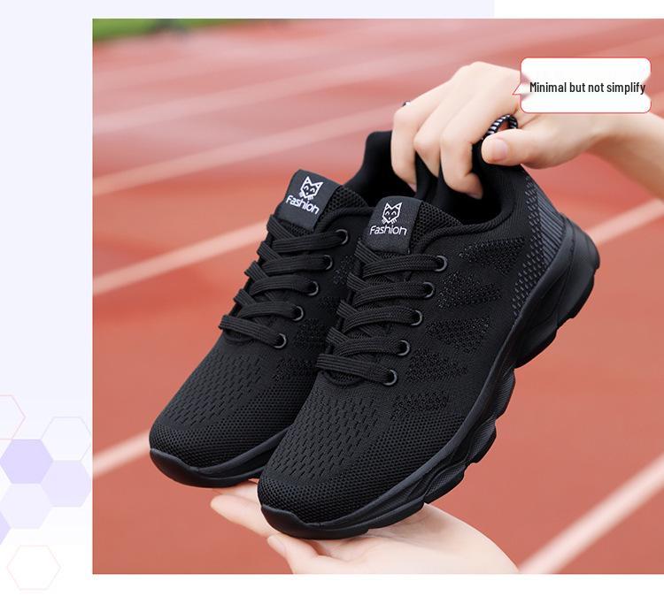 Women's Lightweight Mesh Walking Shoes - Soft Sole, Casual Style for Mothers and Elders, Perfect for Spring and Autumn