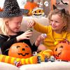 Halloween Windup Toys 18 Pack All Hallows' Day Goody Bag Filler for Kids All Saints' Day Assorted Cartoon Jumping and Walking
