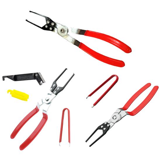 Szczypce do wyciągania przekaźników Narzędzie do usuwania przekaźników i bezpieczników samochodowych Wąskie końcówki Rączki Szczypce do ciasnych miejsc Ściągacz ramienia wycieraczki