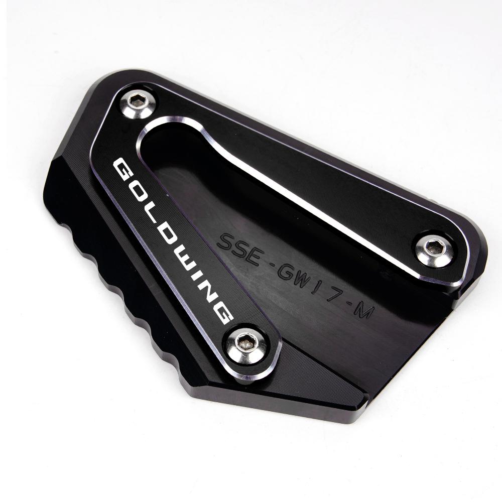 Motorcycle Accessories Side Stand Pad Plate Kickstand Enlarger Support Extension For Honda Goldwing 1800 GL1800 F6B