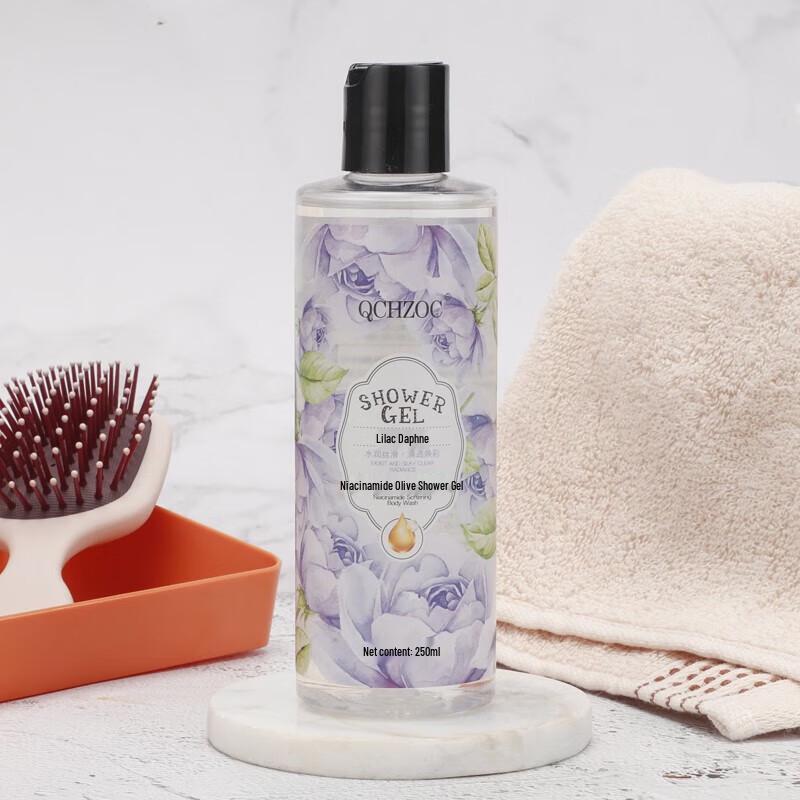 QCHZOC Lilac Niacinamide Body Wash (2x250ml)