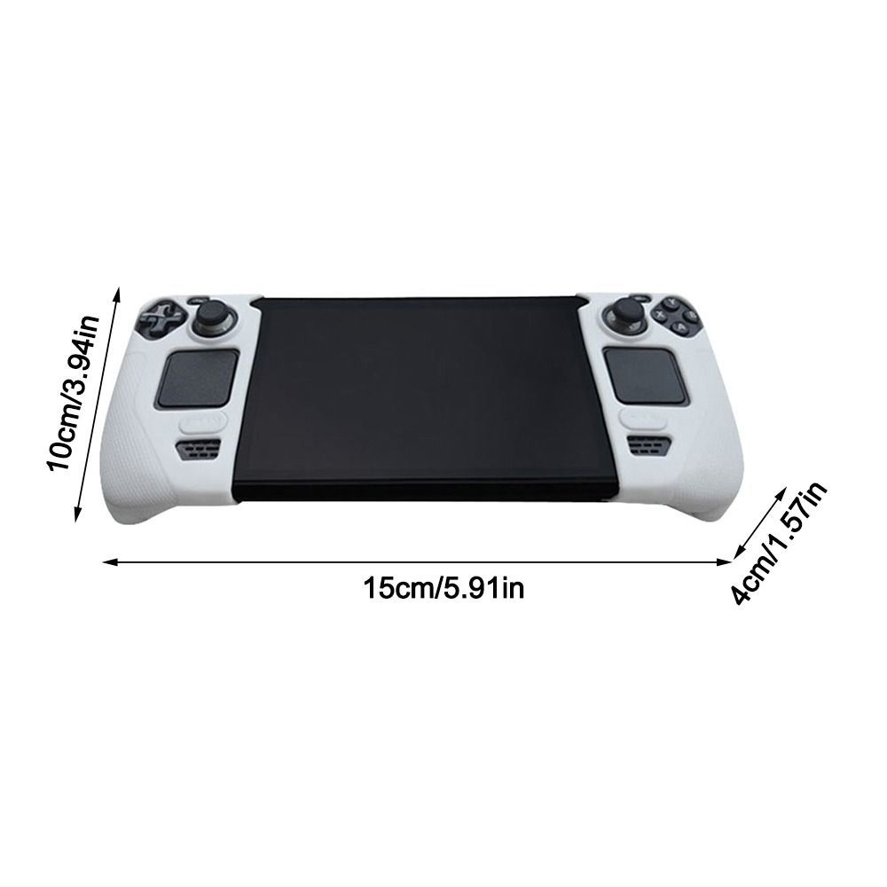 Anti-slip Silicone Grip Shockproof Thicken Protection Case Protective Game Console Grip for Steam Deck/Steam Deck OLED