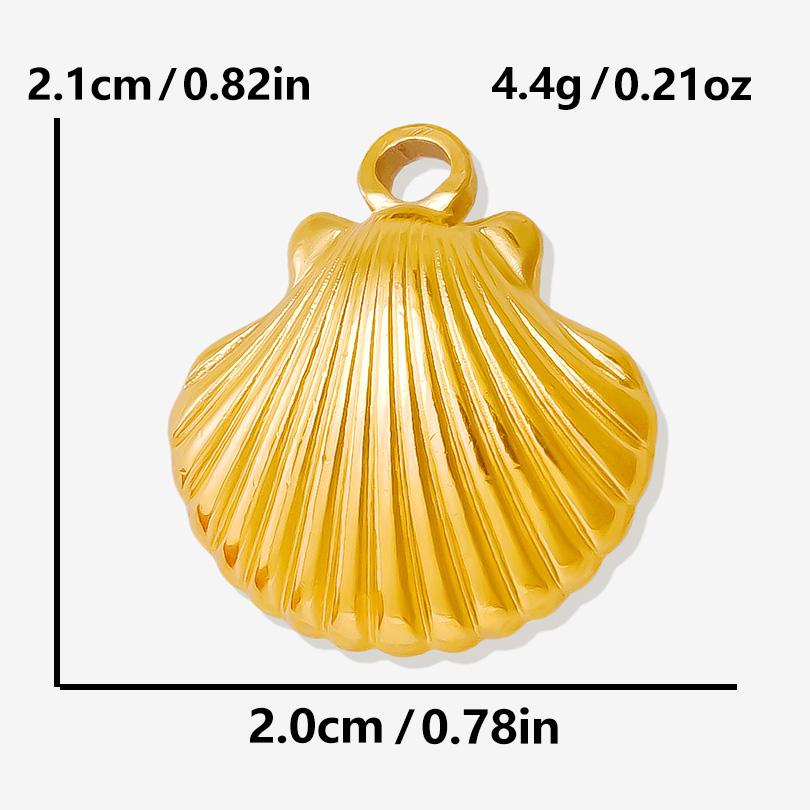6pcs/Lot Stainless Steel Ocean Animal Charms For Jewelry Making Earring Necklace Starfish Coral Seahorse Pendant DIY Accessories