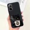 Hülle Für Oppo Realme C67 4G RMX389 Handyhüllen Schwarze Katze Mondnacht Weiches Silikon Stoßfeste Rückabdeckung Für RealmeC67 4G Funda