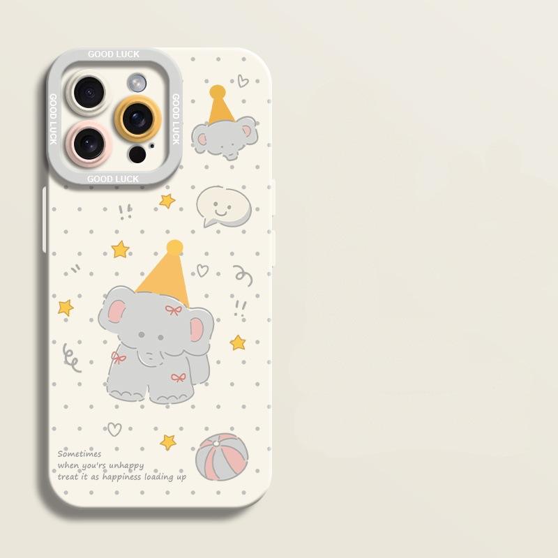 Star Elephant für Apple 16 Handyhülle für IPhone16 Neu Pro Niedlich 14 Cartoon Max Weiblich 13