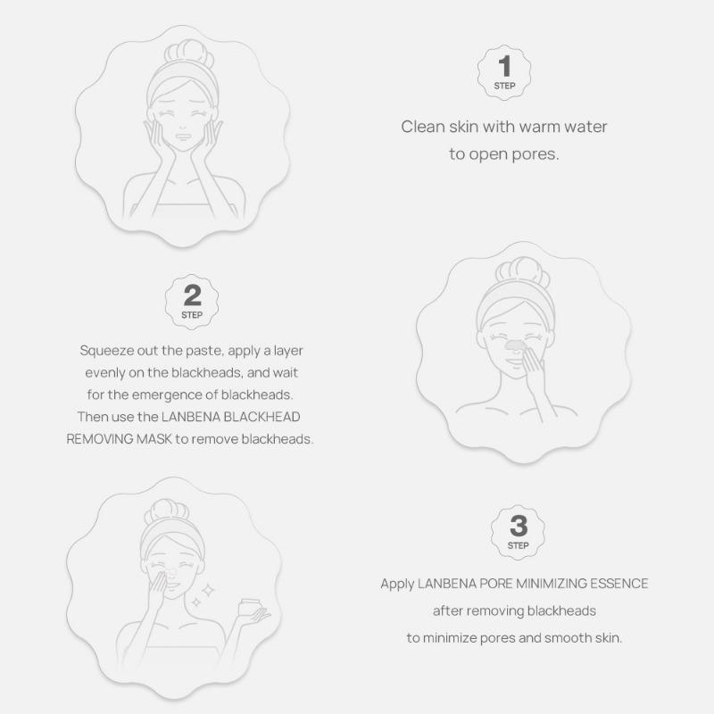 Blackhead Lead Liquid Deep Cleansing and Shrinking Pores, Delicate and Soft To Remove Blackhead Nasal Membrane