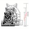 Exquisite Custom Balinese Cat Metal Wall Art Personalized Name Sign Gift for Cat Lovers Home Decor