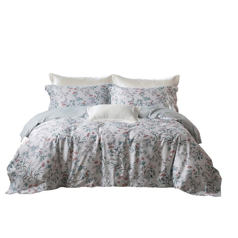 Mercury Home Textiles Роскошный комплект постельного белья из 100% хлопка сатин 120TC, 4 предмета 1.8m Bed (Duvet 220x240cm)