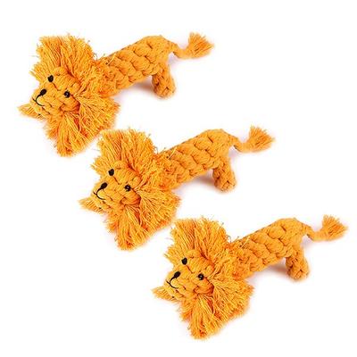 Dogeye Dog Toy Thread Lion 18cm, Random Delivery, 3 Pieces