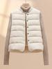 2026 Women's Autumn/Winter Stand-up Collar Down Vest - Thick, Loose, Short, Warm, and Lightweight Trendy Jacket