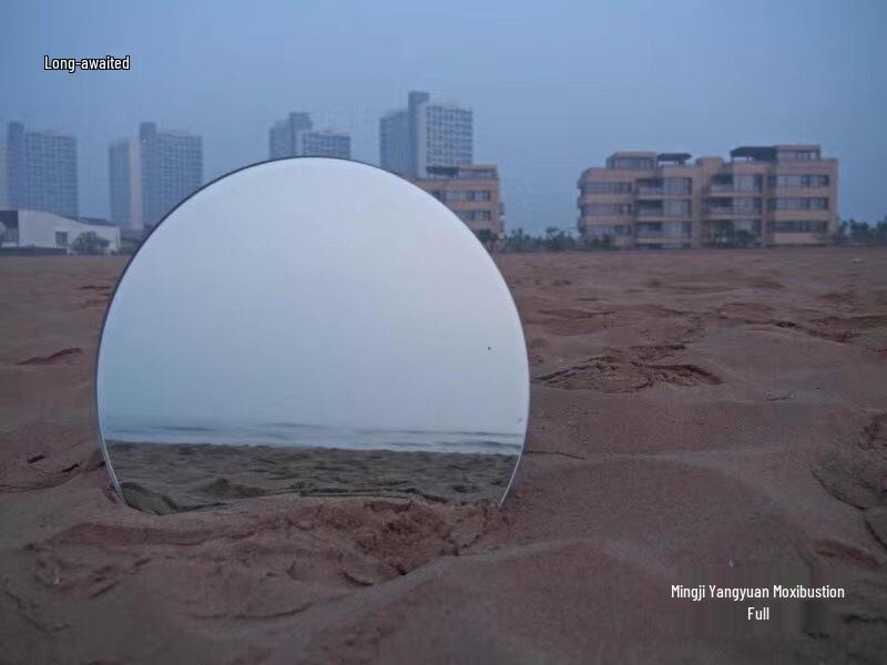 Self-Adhesive Frameless HD Mirror Sticker for Bathroom & Makeup