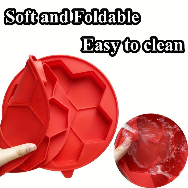 7 Grids Silicone Meat Patty Mold With Lid Honeycomb Rice Fish Beef Patty Mold Meat Tools Kitchen Accessories