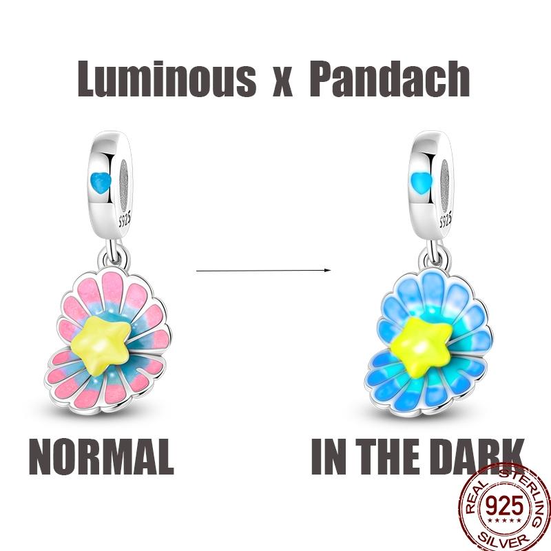 Luminous Firefly Star Moon Cherry Catcopper Pendant Beads 3Mm Diy For Women Exquisite Jewelry Making Gift