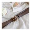 Womens Ontrend Soft Pu Square Buckle Belt Suitable For School And Casual Everyday Styles