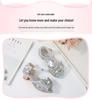 2025 New Summer Girls' Princess Sandals - Soft Sole Butterfly Crystal High Heels for Kids