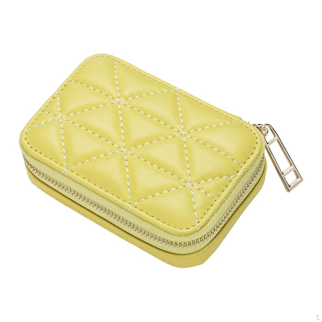 Compact Lipstick Holder with Mirror, Travel Makeup Pouch for Girls and Women