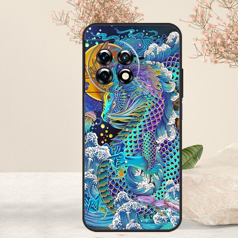Fashion Chinese Dragon Case For OnePlus 15R 13R 13T 15 13 12 12R 11 10T 8 9 10 Pro Nord 5 CE 4 3 Lite N20 N30 Cover