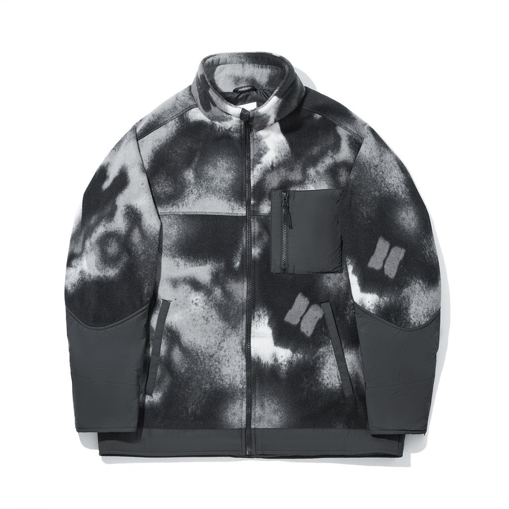 Li Ning Loose Fit Sports All Over Print Versatile Casual Fleece Jacket Men Jacket AMDW045-1