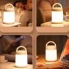Home Decor Portable LED Night Light Dimmable USB Changing Bedside Ambient Light Creative Hanging Table Lamp Gifts