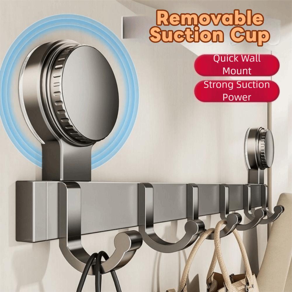 Strong Load-bearing Suction Cup Door Hook No Drilling Towel Storage Hook  Kitchen