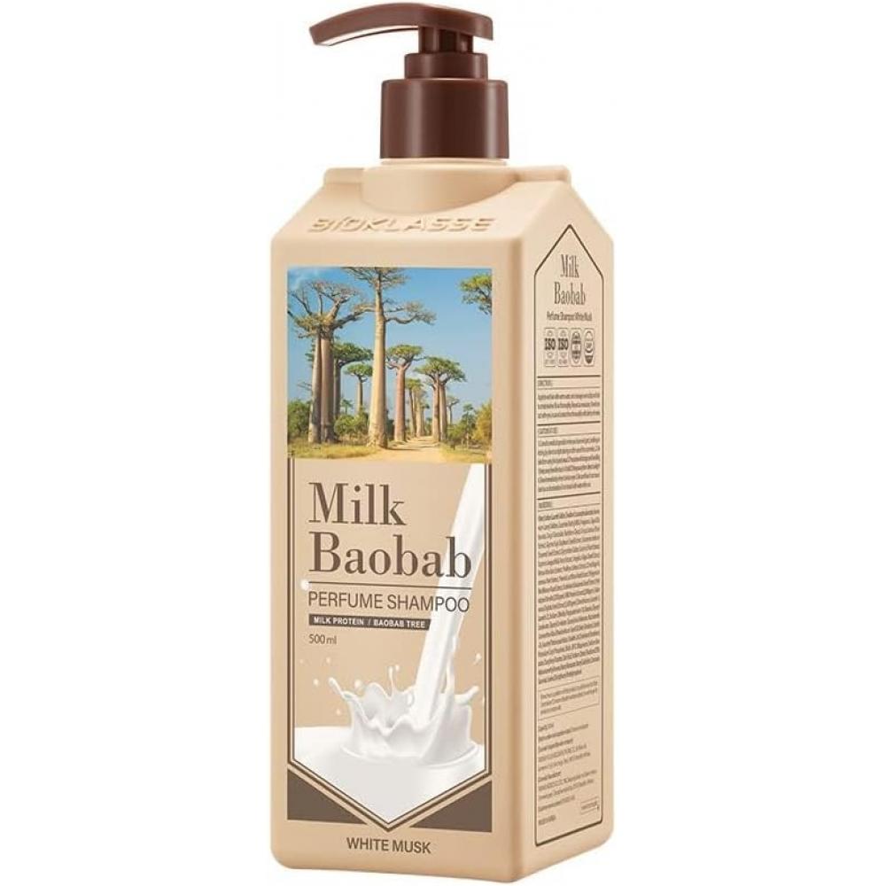 Milk Baobab [official] Shampoo  White Musk  500ml  500ml White Musk